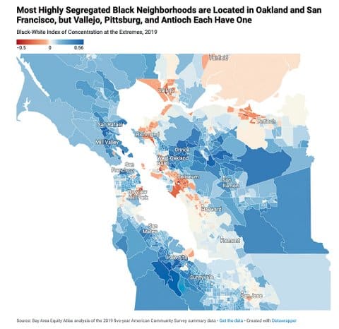 New Report Quantifies Racial and Economic Segregation In the Bay Area