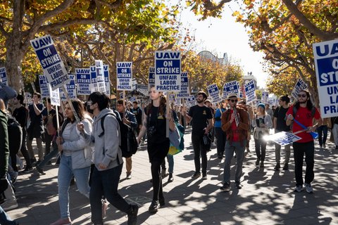 UC Academic Student-Workers Strike for Living Wages
